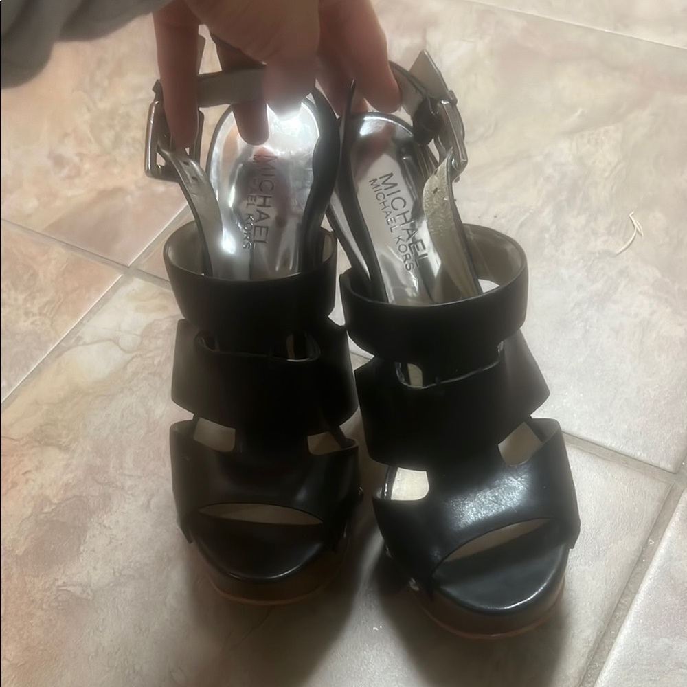 Michael Kors Black Women's Sandals